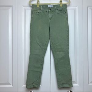 LOFT Skinny Crop Jeans Ankle Denim Pants Green Size 4